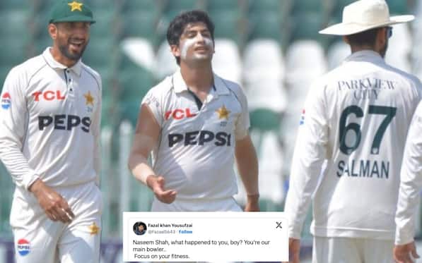 'Ye Kam Se Kam 27-28 Ka Hai'- Pakistan Star Naseem Shah's Growing Belly Triggers Meme Fest